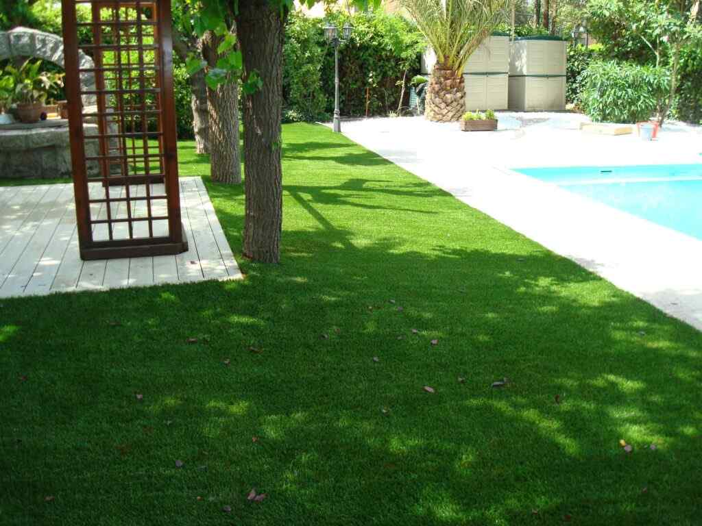 artificial grass garden