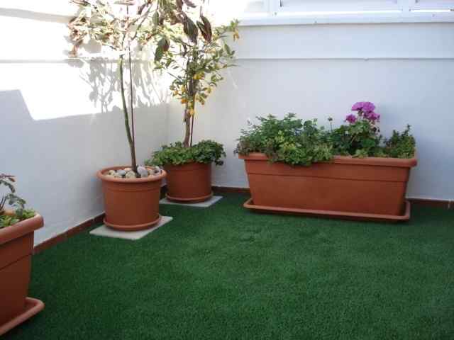 Artificial grass for penthouses
