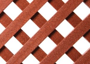 synthetic wood lattice