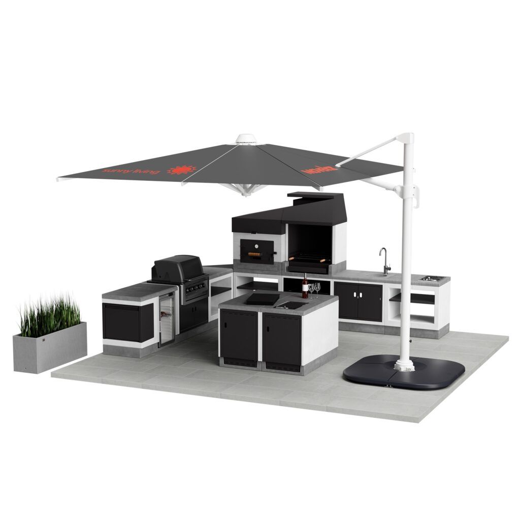 Modular Barbecues and Prefabricated Concrete Outdoor Kitchens